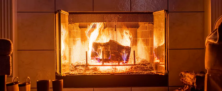 Mendota Hearth Landscape Fireplace Installation in Anderson, South Carolina