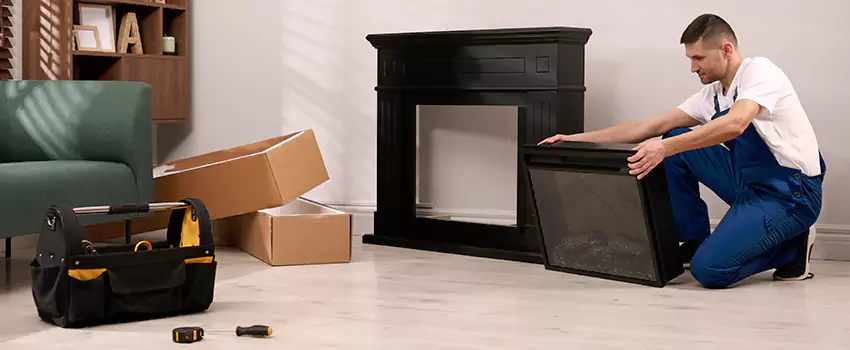 Old Rusted Metal Fireplace Repair And Replacement in Anderson, SC