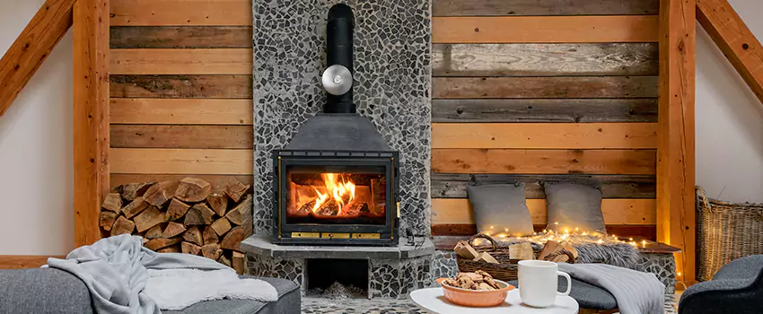 Thelin Hearth Products Direct Vent Gas Stove Fireplace Inspection in Anderson, South Carolina